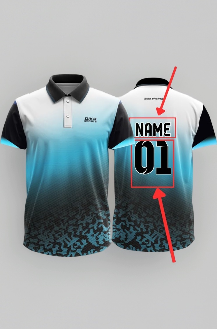 Dika Sports Custom Sports Cricket Jersey Customise t-Shirt for Men Personalised Name | 2 Year to 5XL