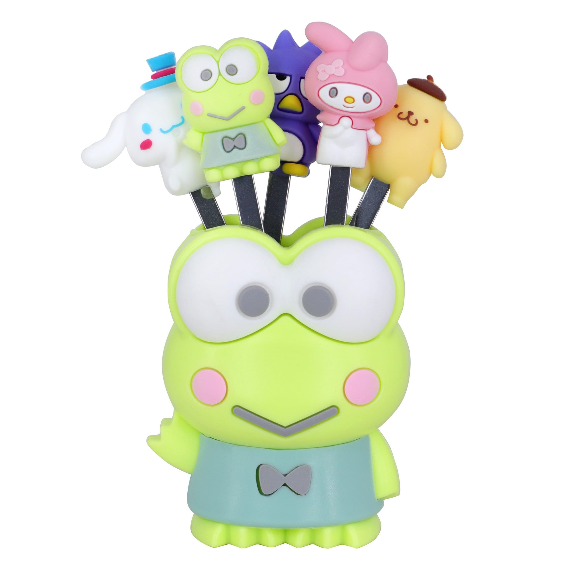 Roffatide Cartoon Cinnamoroll Small Appetizer Forks ento Box Decor Forks Melody Cake Little Forks Dessert Forks Small Stainless Steel Forks for Party