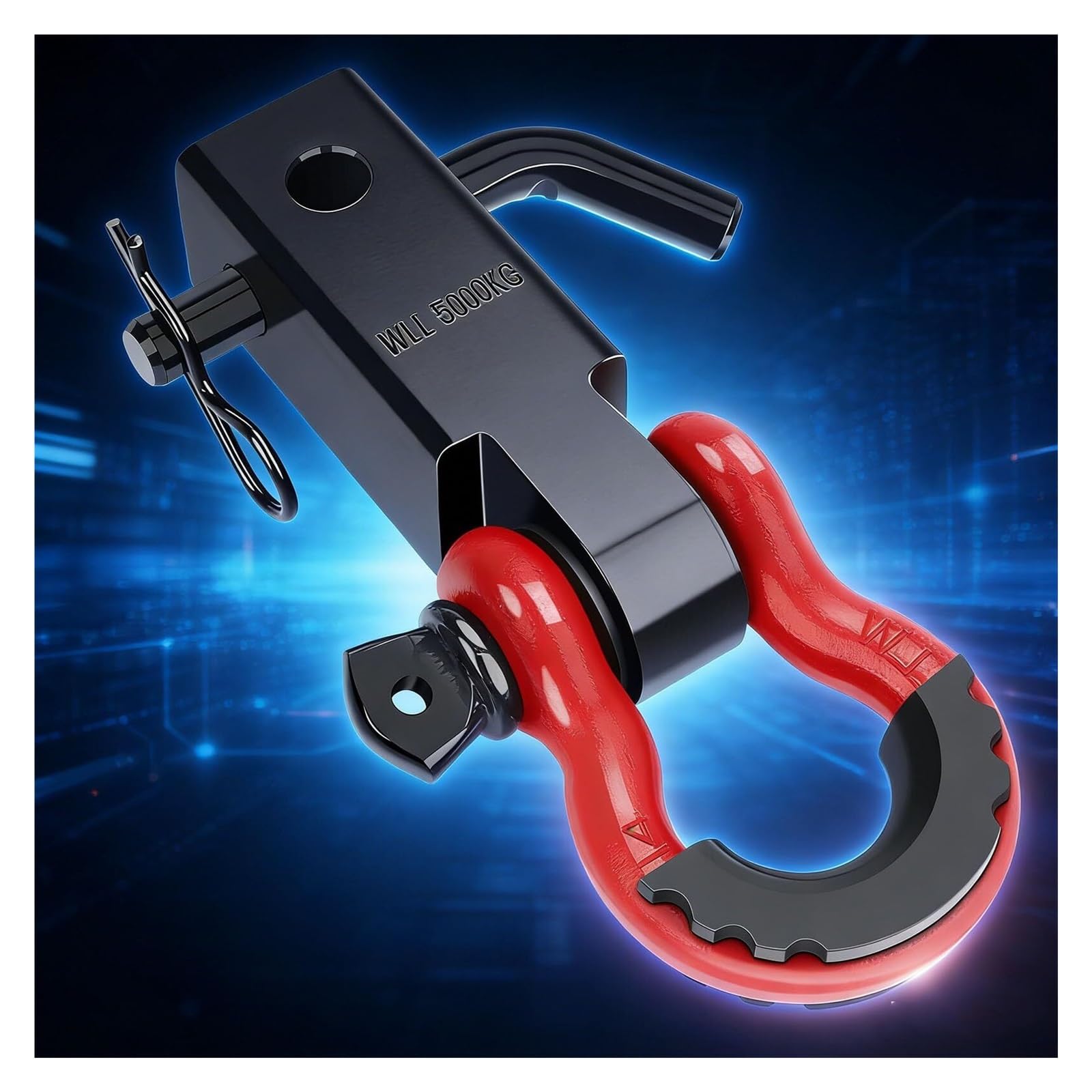 Enganche Remolque Receptor de Enganche de Remolque con grillete Receptor de Servicio Pesado