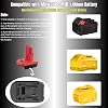 Adaptador de batería compatible con Milwaukee M18 para herramientas M12 7