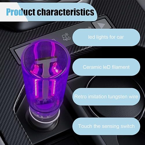 Miniatura 4 de Luz de ambiente LED USB, lámparas retro ambientales USB enchufables, mini luz LED de noche de carga para interfaz de automóvil para pasillo,