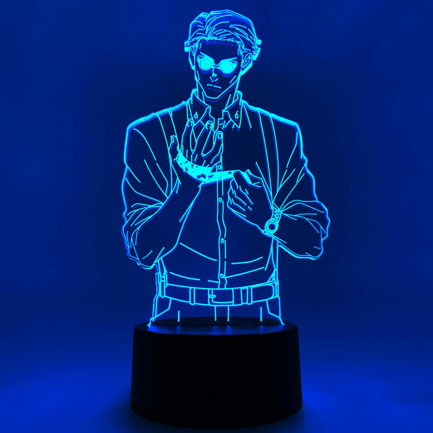 Otaku Lamps Jujutsu Kaisen - Kento Nanami (Shibuya) Anime Night Light, 16 Color RGB LED – Gift for Otaku