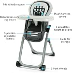 Graco DuoDiner DLX 6-in-1 Highchair, High Chair & Booster Seat for Babies, Toddlers and Big Kids, Allister