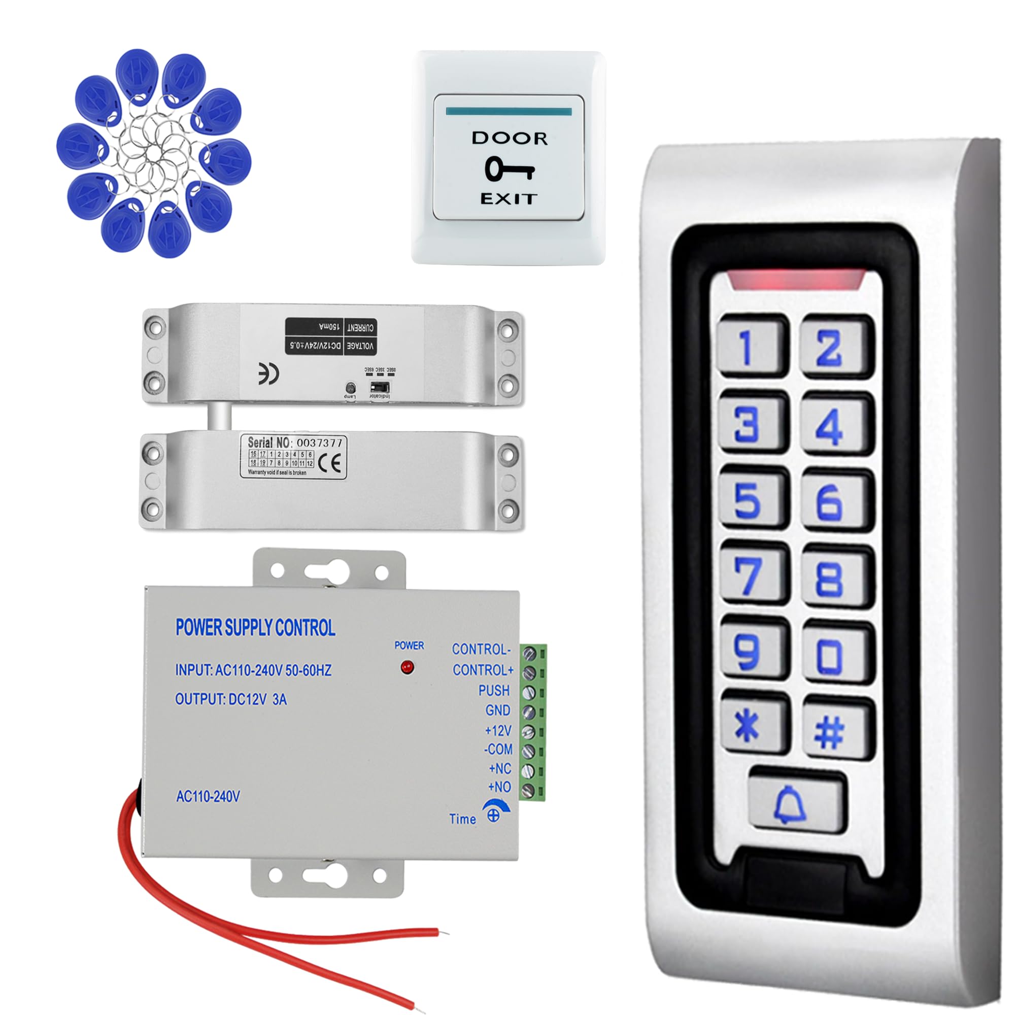 Access Control Kit with Electric Bolt Lock