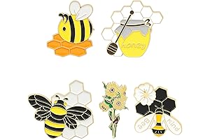 Whimsical Bee Enamel Pin - Embellish Your World with Nature's Charm