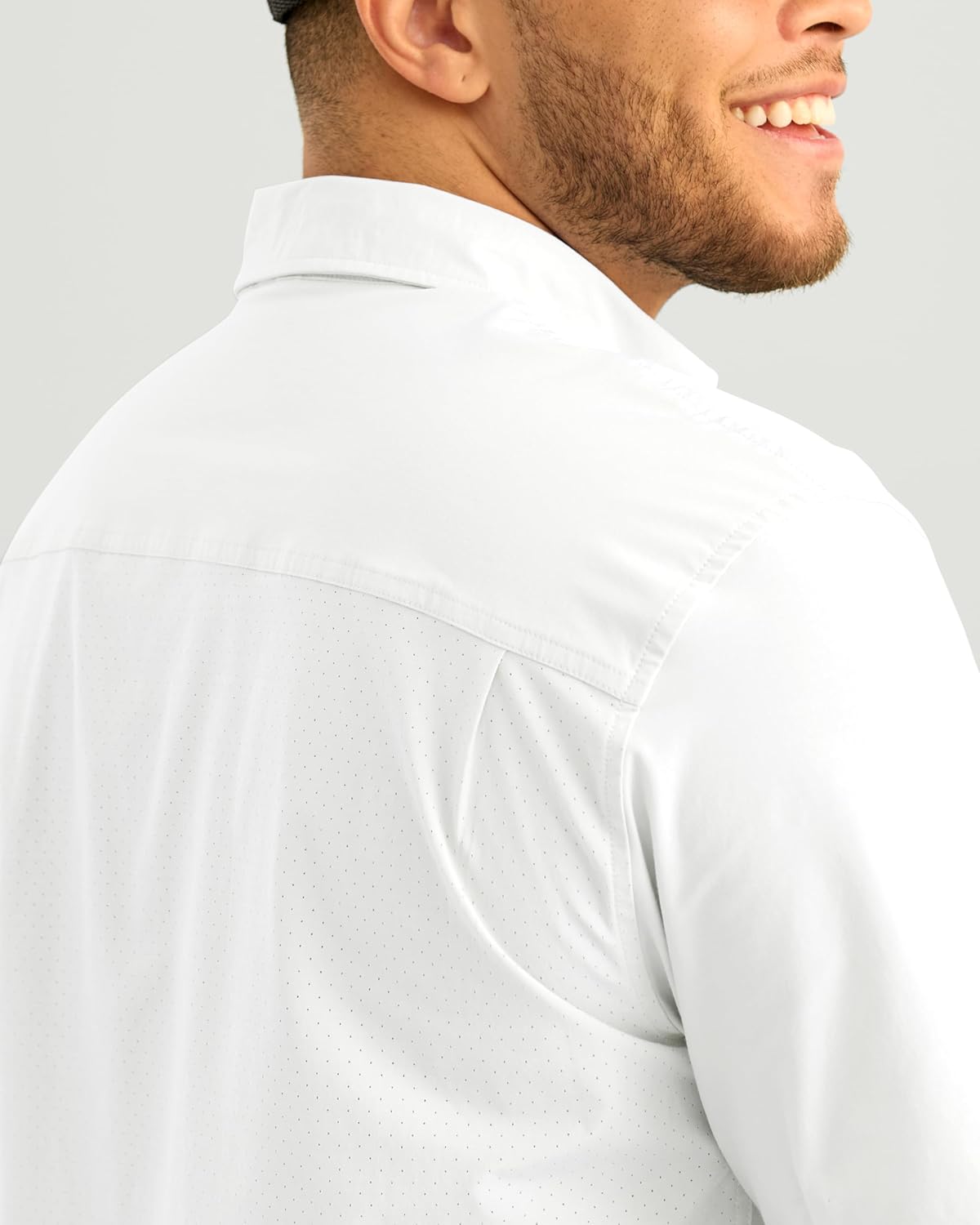 HUK Mens Next Level Solid Short Sleeve Fishing Button Down Shirt for Men - Image 5