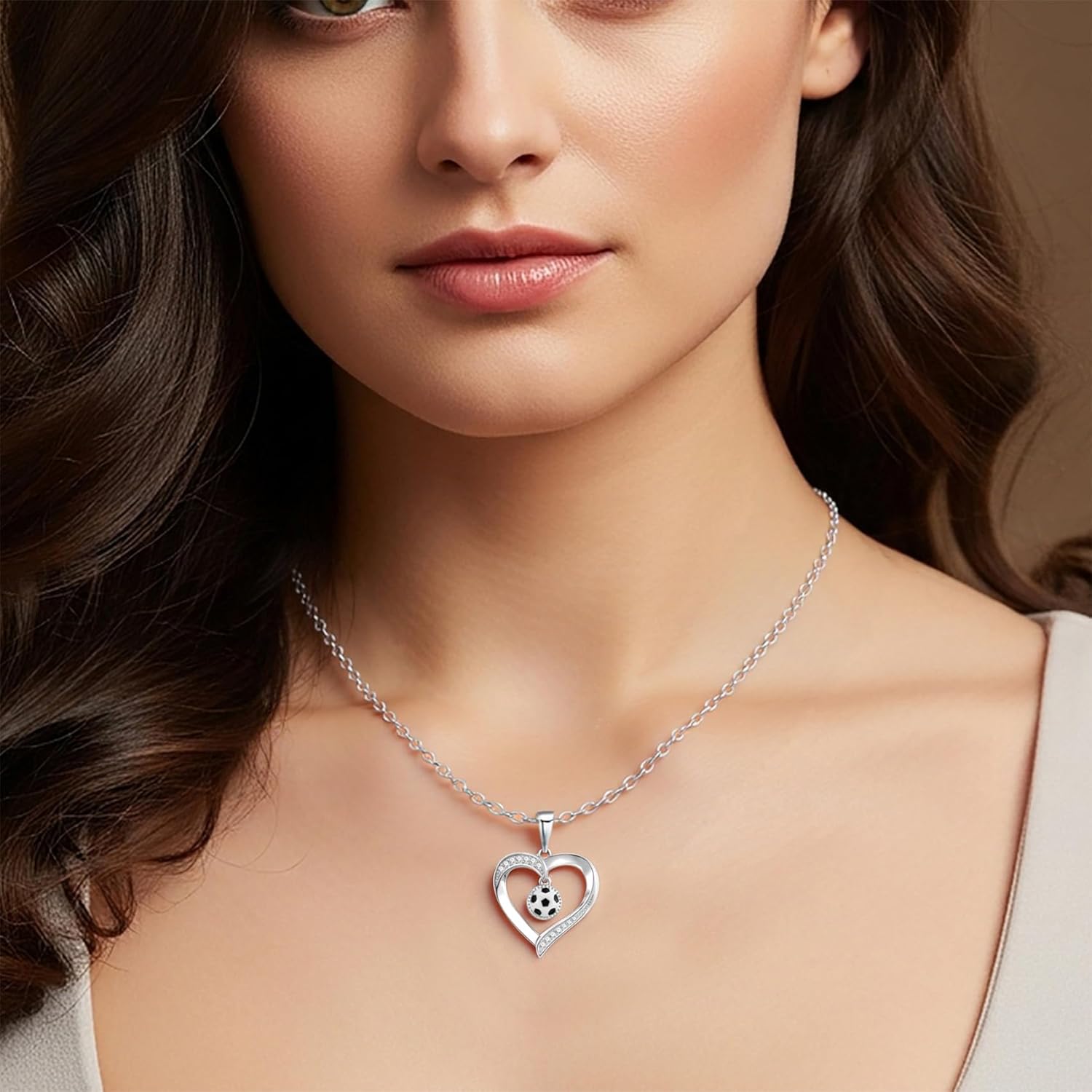 Gifts for Women Softball/Volleyball/Soccer/Basketball/Baseball/Football Necklace Birthday Christmas Valentine Graduation Anniversaries for Her 16+3 Inch - Image 3