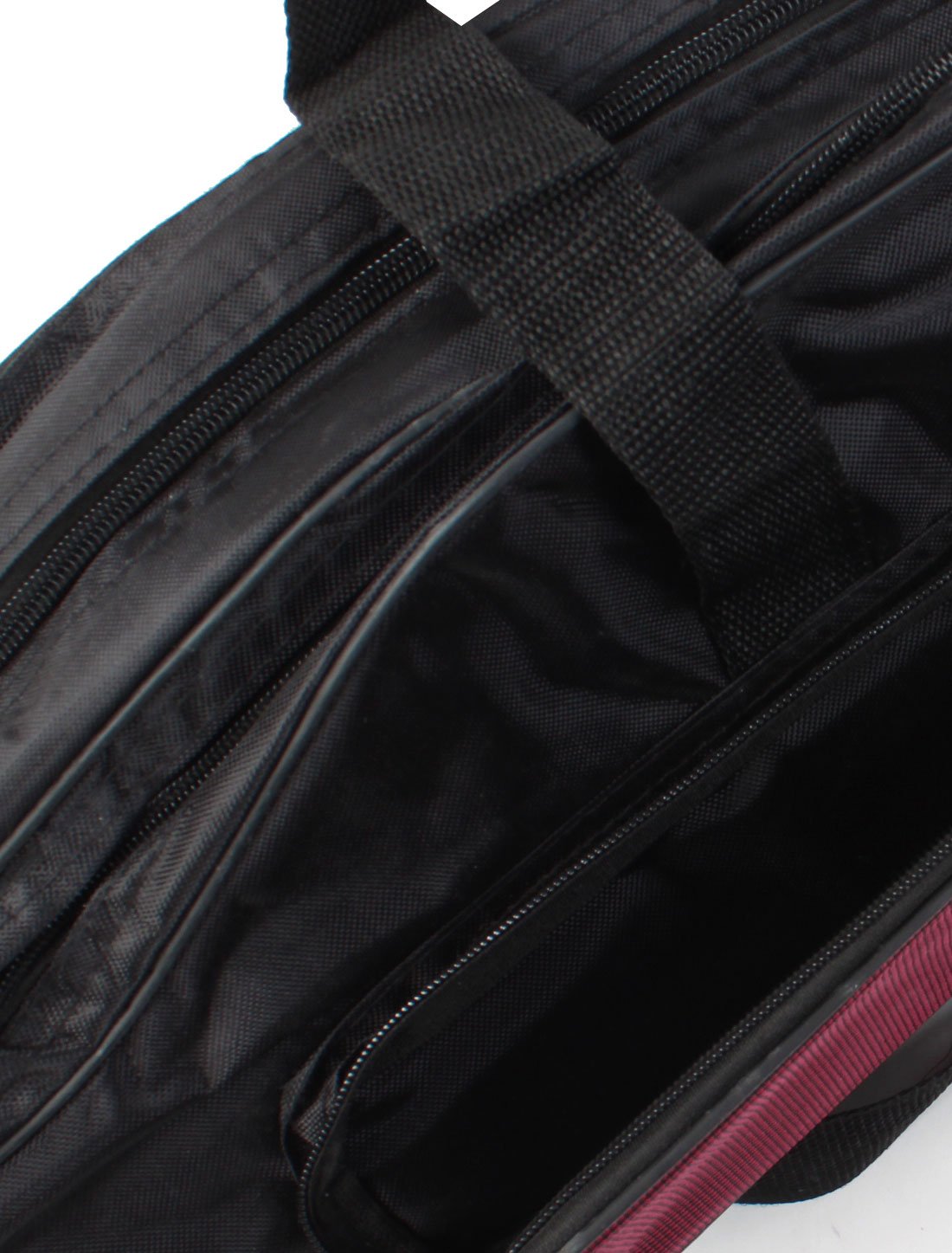 Ruilogod Nylon da pesca con lenza 5 Vano Canna Bag 81 centimetri Long Black Red