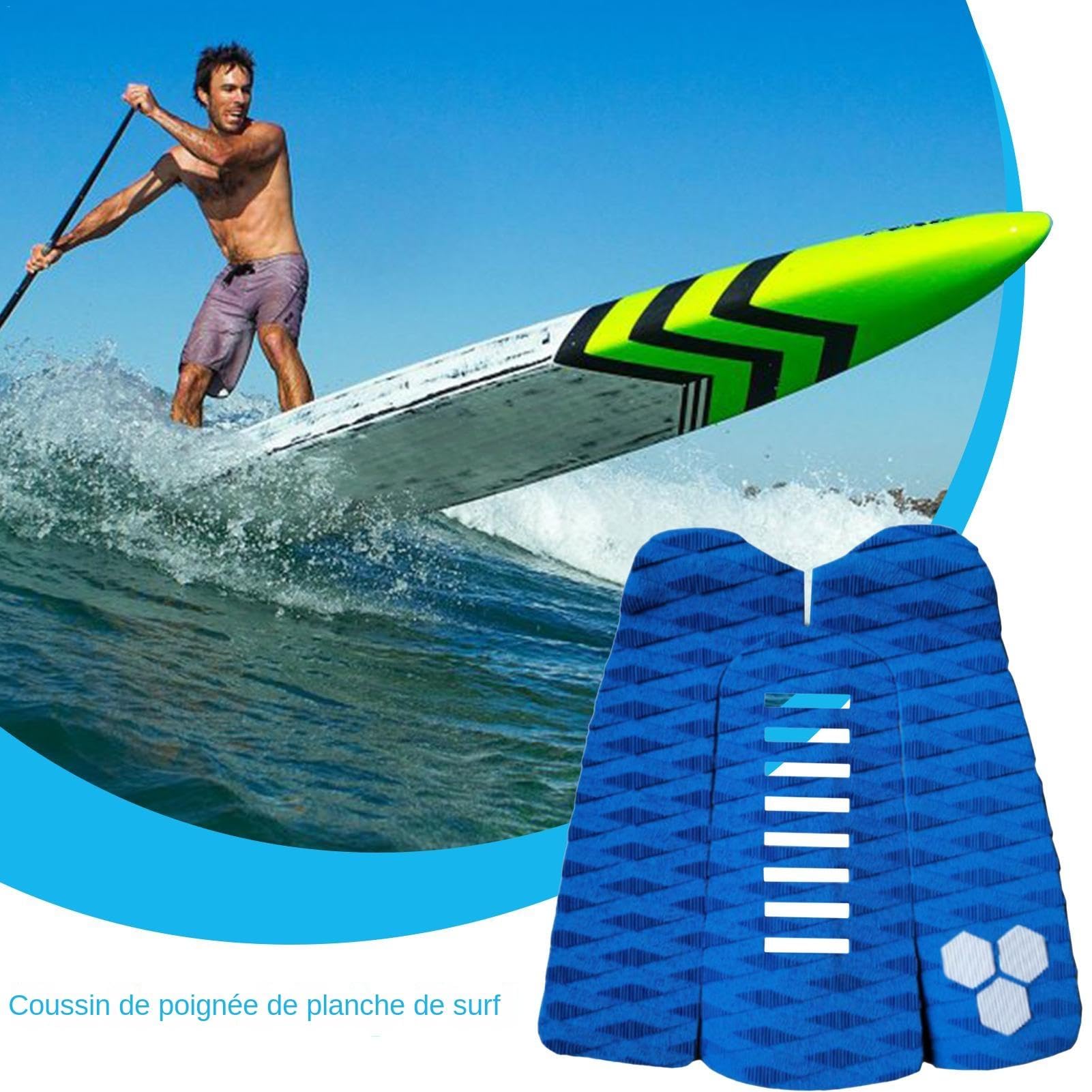 Professional Surfing Traction Pad, Surfboard Non-Slip Pad, Deck Grip for Surfing, Surfboard Traction Pad Anti-Slip Traction Pad Tailpad Deck Grip Surfboard Traction Pad for Surfing