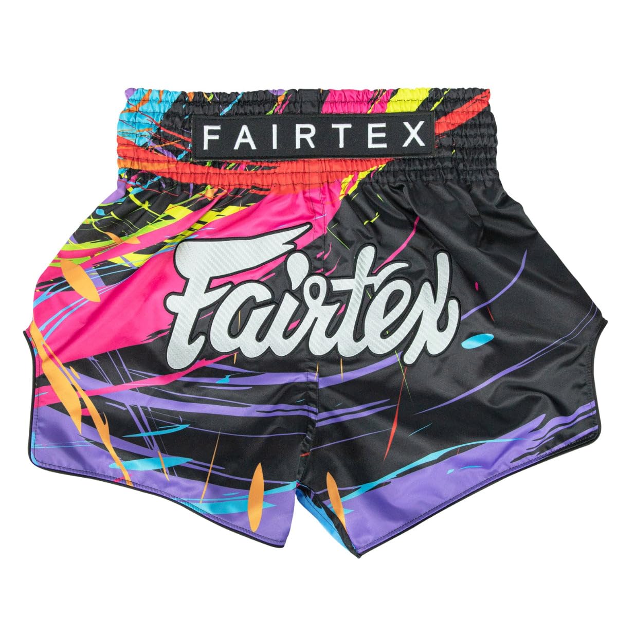 Fairtex Slim Cut Muay Thai Boxing Shorts, Bs1934 Black, XL