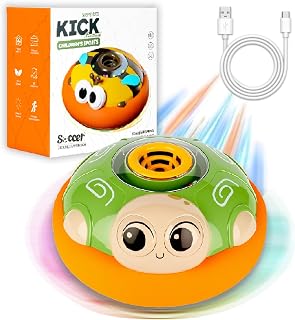 Indoor Soccer Ball for Kids,Suspended Floating Design with LED Lights, Foam Soft Material，Suitable for Children Aged 3-12 Years Old