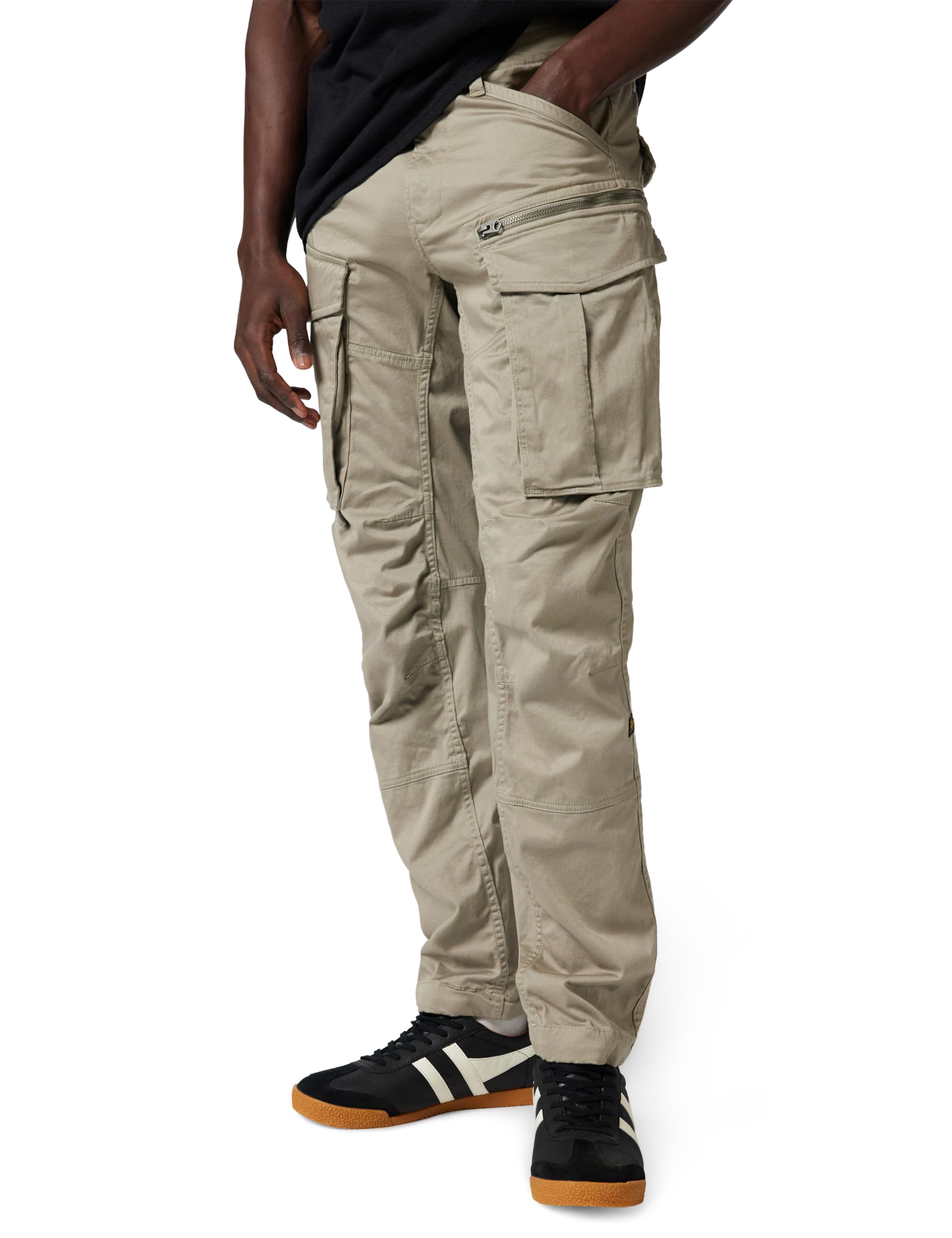 G-Star Men's Beige (Elephant Skin D02190-5126-G106) Rovic Zip 3D Regular Tapered Pants, 36W / 32L