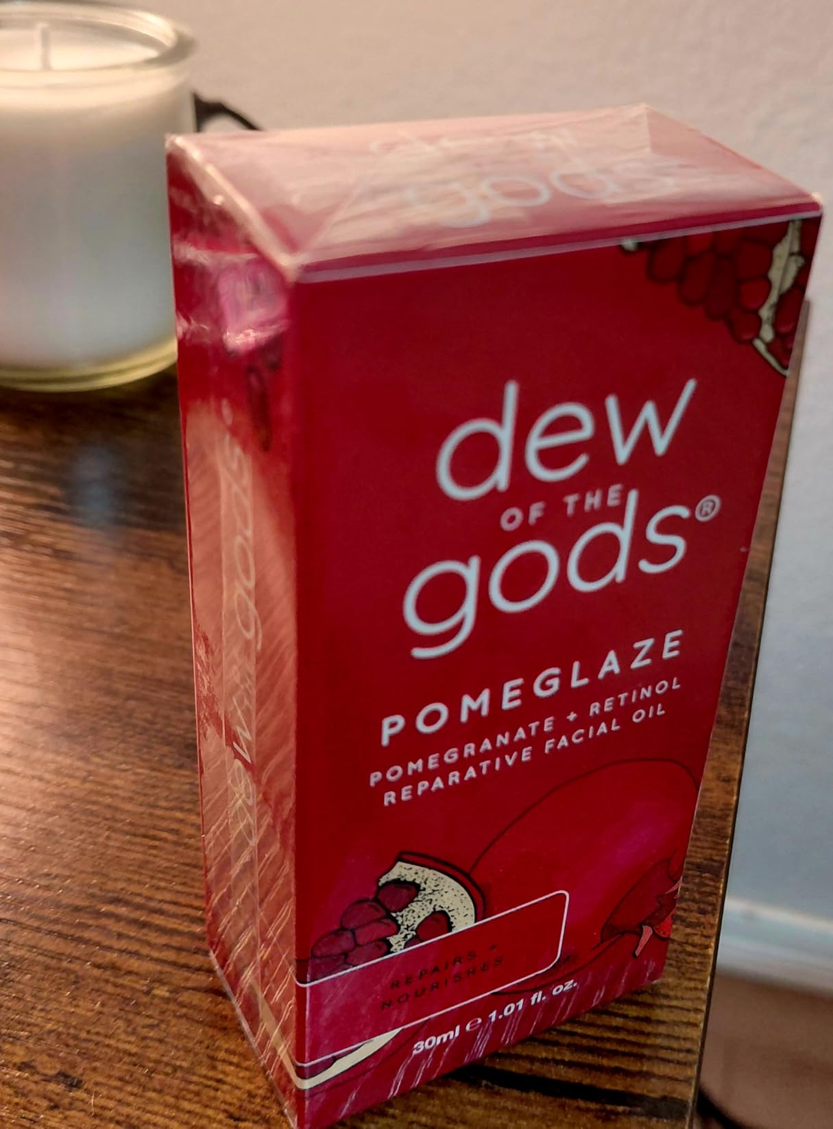 Dew Of The Gods Pomeglaze facial oil with Retinol 30ml / 1.01oz