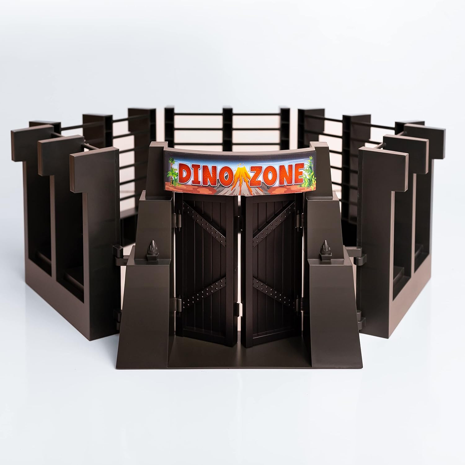 Dinosaur Enclosure, Enclosure Playset for Dinosaurs, Dinosaur Fence, Dinosaur Cage