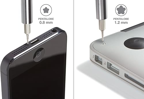 Miniatura 9 de TEKTON 2841Everybit TM Destornillador Electrónico Kit de reparación de carraca y juego de puntas de seguridad 135-piezas