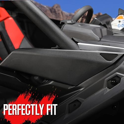 Miniatura 7 de A & UTV PRO Juego de 3 cubiertas laterales de tapa de gas X3 y fundas de jaula trasera para Can Am Maverick X3  X3 Max 2017-2024 2025, accesorios de