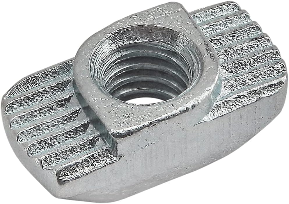 14164, 10 25 Series M4 x 0.7 Standard Drop in T-Nut Steel (100 Pack)