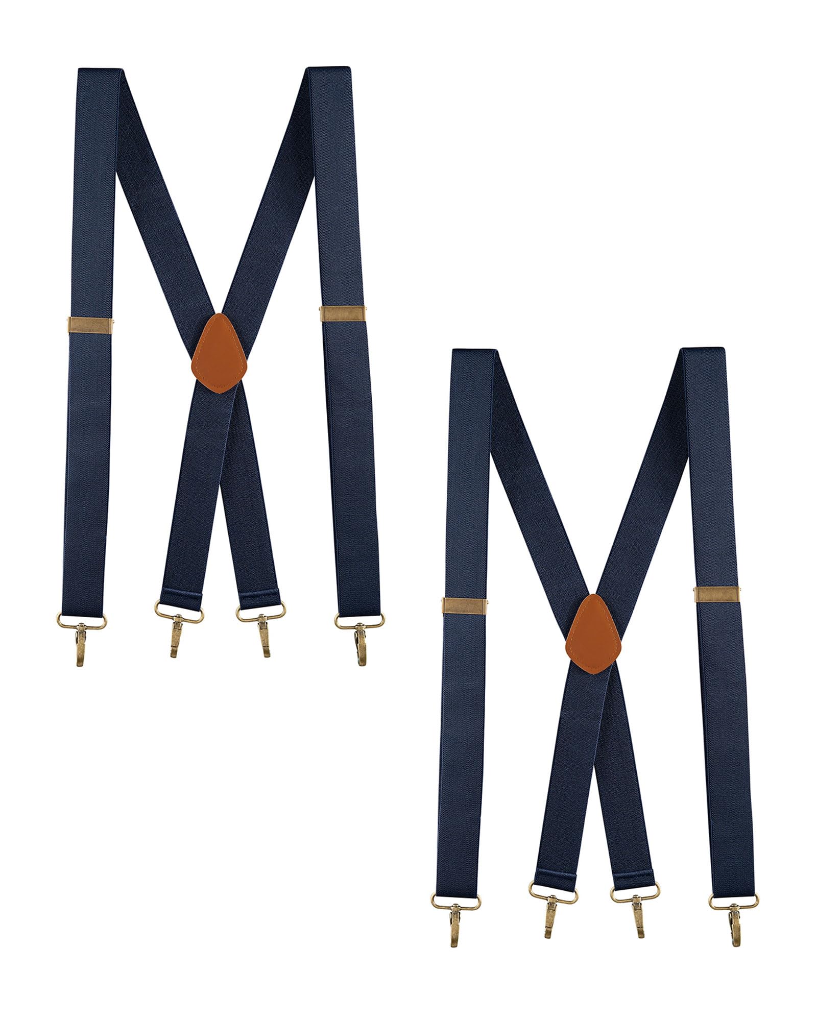 Buyless Fashion 2 Pack Suspenders for Men - 48