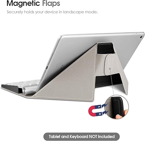 Miniatura 4 de FINTIE Funda de transporte compatible con teclado inalámbrico Apple (MC184LL) - Funda protectora delgada y ligera que funciona con iPhone, iPad,