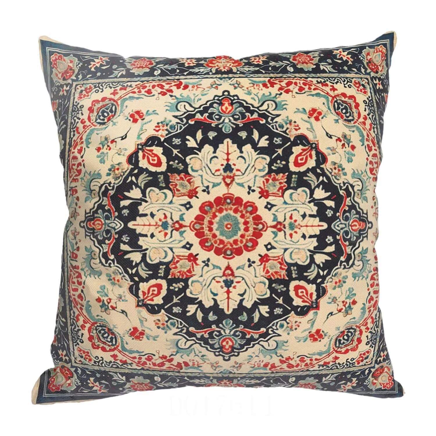 Fundas Cojines SuavesRojo Fundas Cojines Cuadradas Suaves Funda Almohada Cojines Suaves Sillas Jardin para Oficina Jardín Cama Sofá Banco Interior o Exterior Juego de 4 Funda Cojin Bohemia mu-390