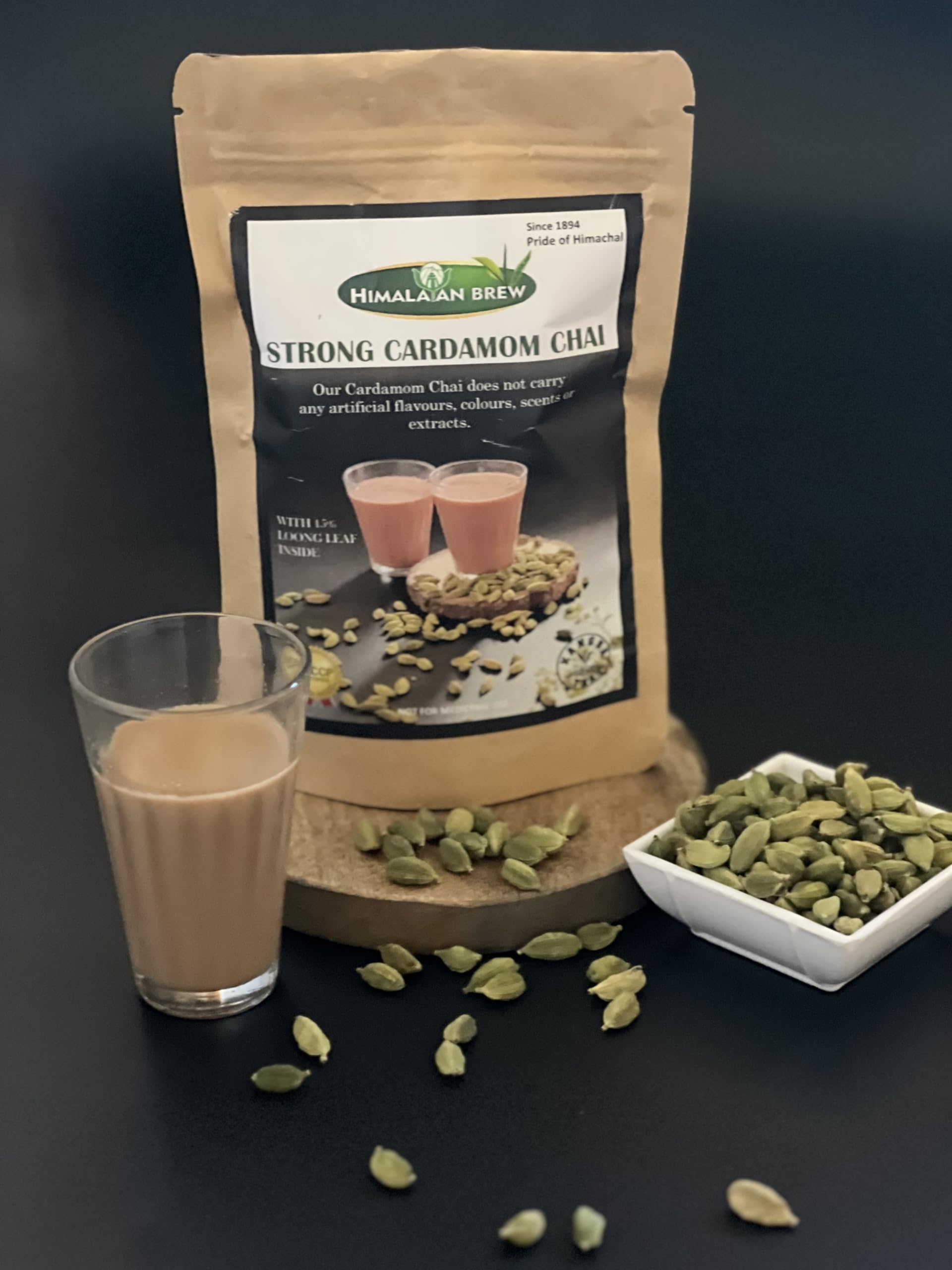 Hilamayan Brew Cardamom Chai (Special Blend of Pure Cardamom and Strong Black Tea)