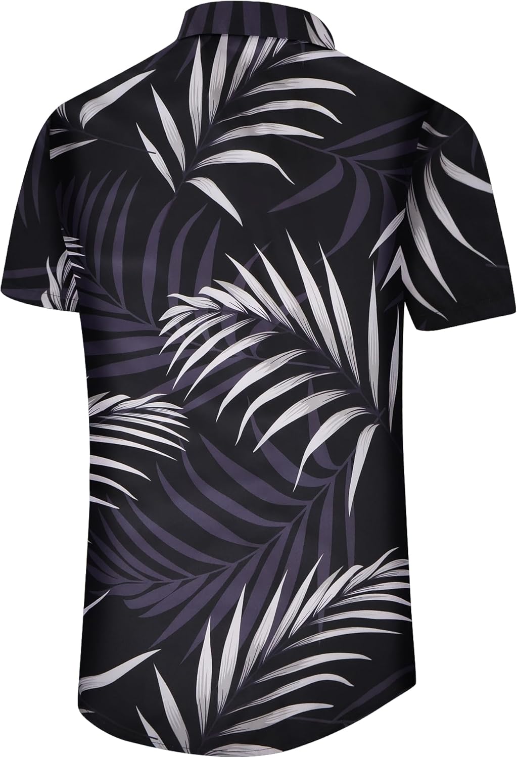 Comdecevis Men's Hawaiian Floral Shirts Short Sleeve Button Down Tropical Summer Beach Shirts - Image 5