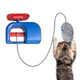Interactive Electric Cat Toy, Automatic Elastic Lanyard Mouse Teaser for Kittens, Pet Exercise and Training Play Companion for Outdoor Bedroom Daily Stimulation, Fun Activity Gadget for Indoor Cats