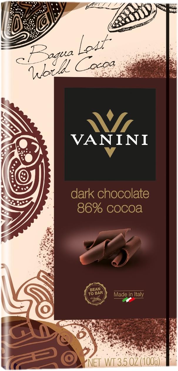 Vanini Dark Chocolate 86% Cocoa - 12 Bars