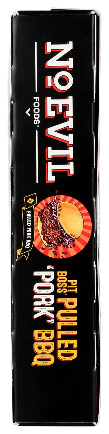 NO EVIL FOODS Pit Boss Pulled Pork BBQ Plant Meat, 10 OZ
