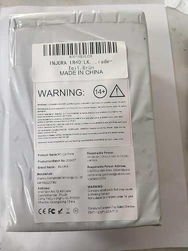 Miniatura 9 de INJROA IR40 - Carcasa de camión con jaula de tubo para 118 TRX4M Defender Bronco Upgrade Part(verde)