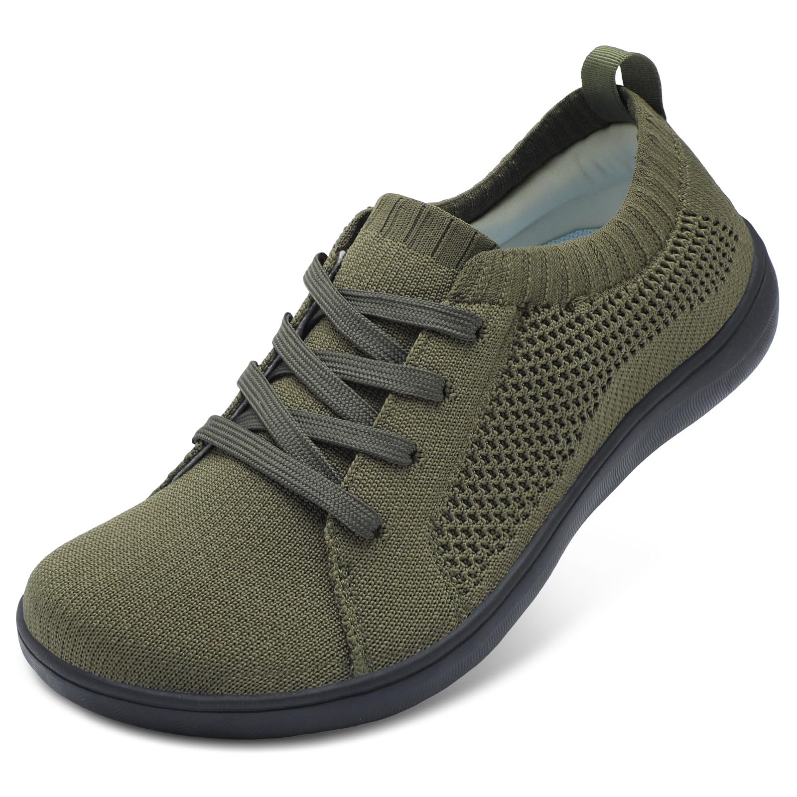 JOINFREE Mens Wide Toe Barefoot Shoes Minimalist Walking Shoes Zero Drop Mesh Workout Sneakers Breathable Casual Running Shoes