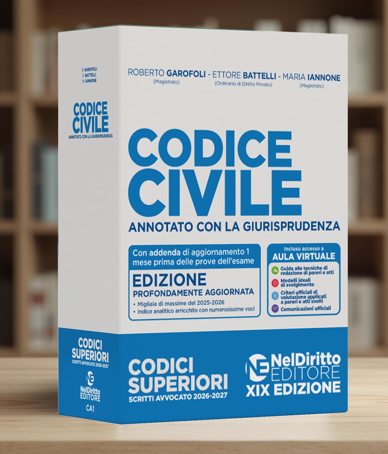 Codice Civile annotato con la giurisprudenza per l'esame di avvocato 2026-2027. Nuova ediz.