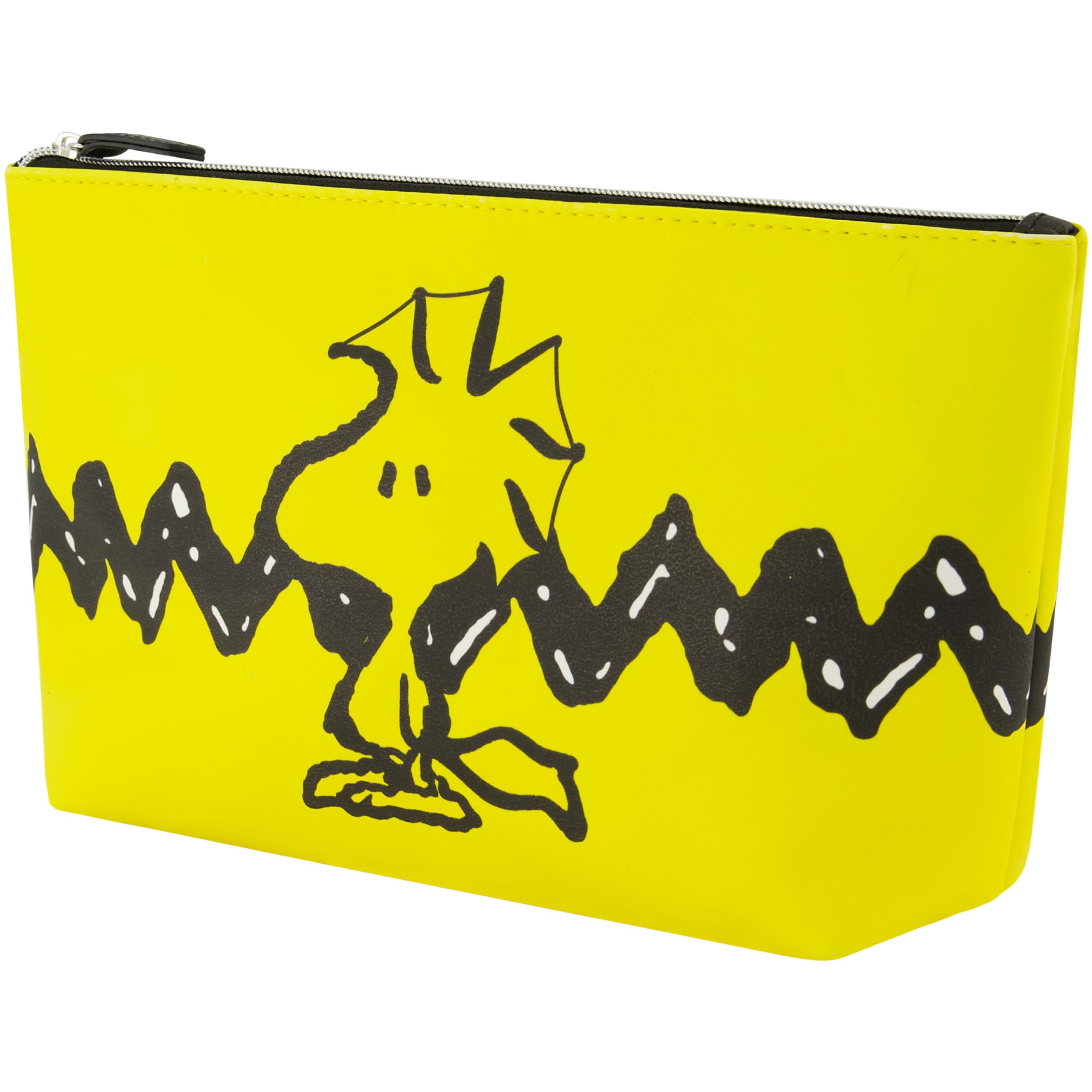 Peanuts Woodstock Travel Makeup Bag, Trapezoid Cosmetic Organizer Pouch for Women