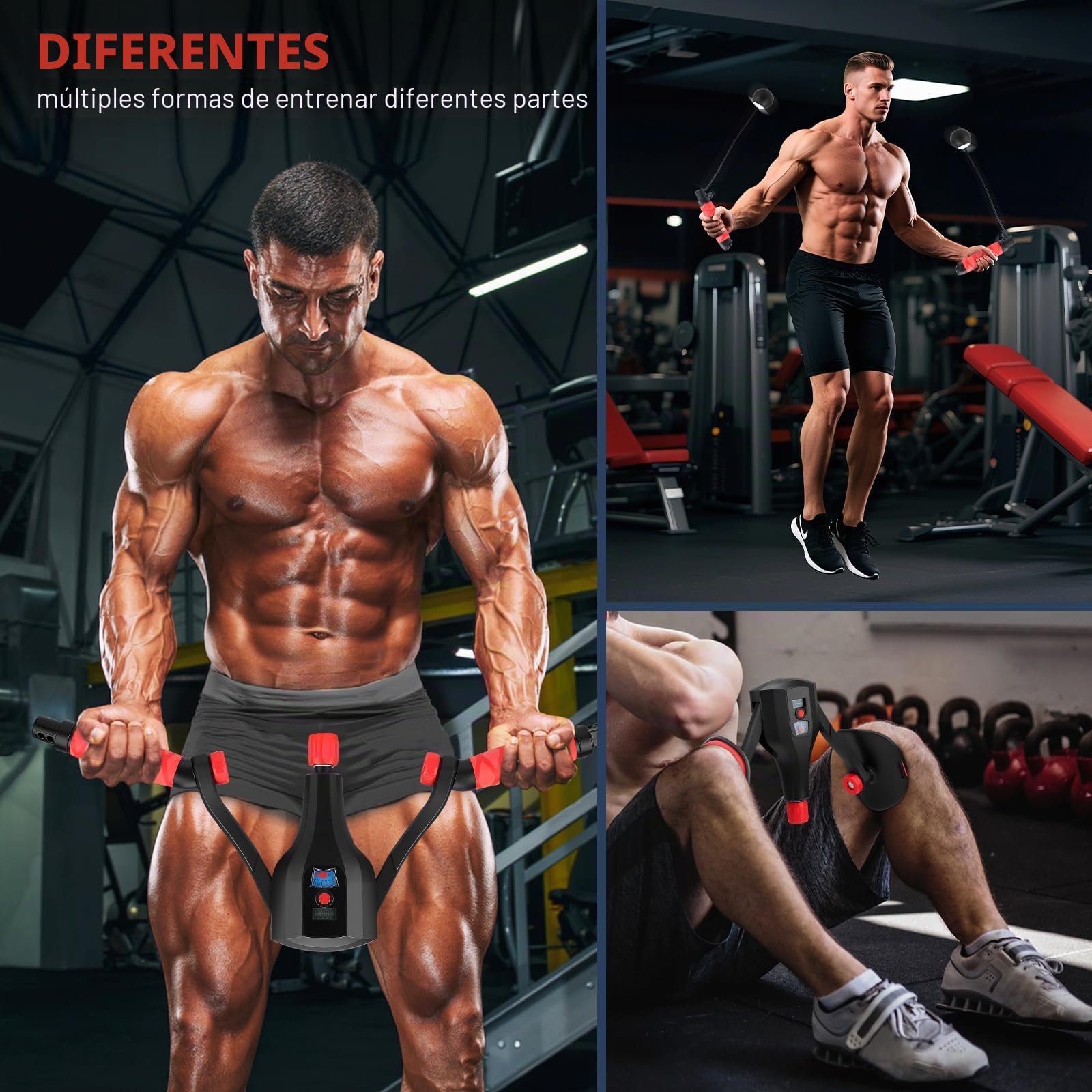 Entrenador de Muslos , Ejercitador Interno del Muslo 0-132 LB, Entrenador Muscular Pélvico con Medidor, Aparato de Culturismo Glúteo, Entrenador de Fitness para los Muslos de Glúteos