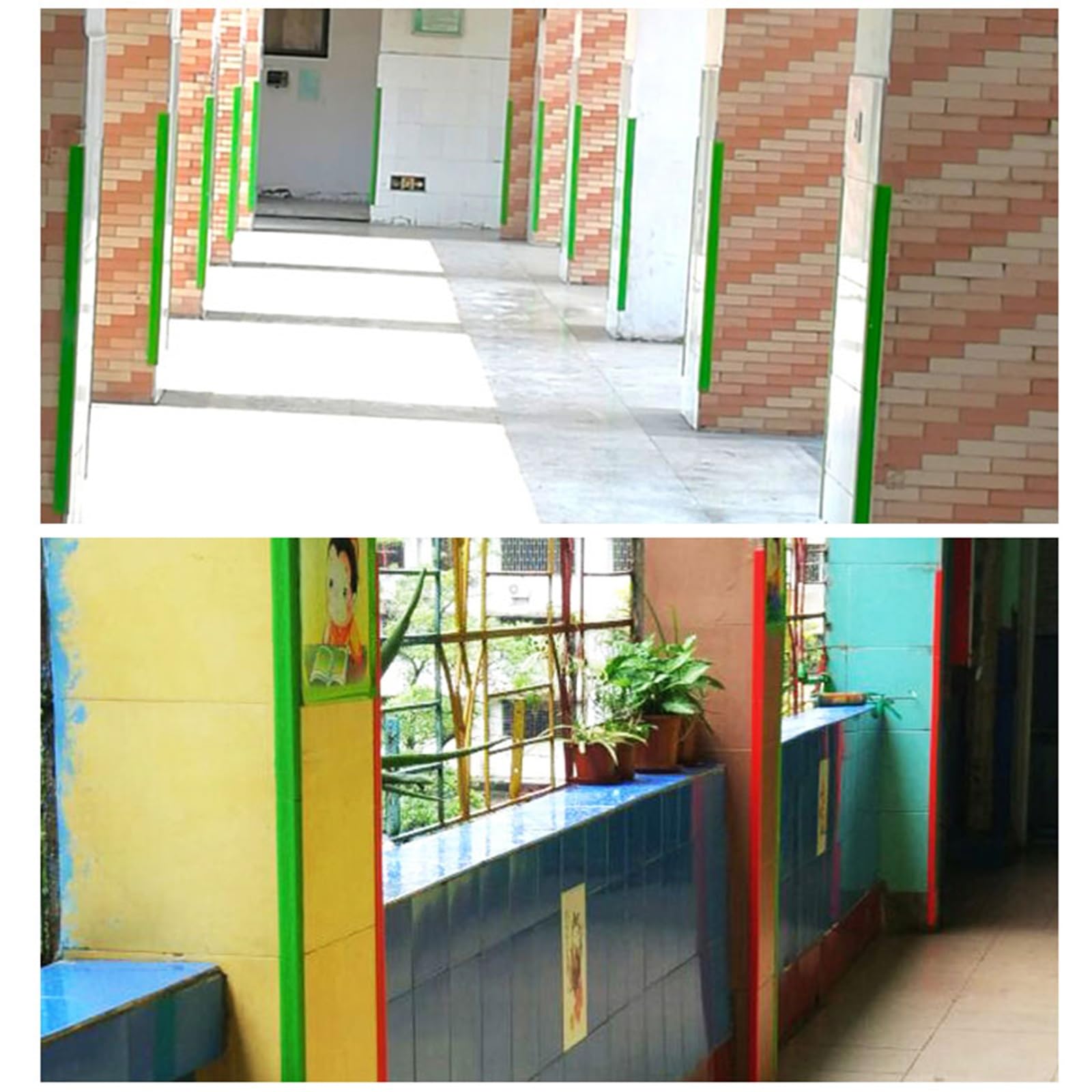 Tira protectora antideslizante de PVC para bordes de escaleras, moldura de esquina para peldaños interiores y exteriores, 3 m, protector de seguridad antideslizante