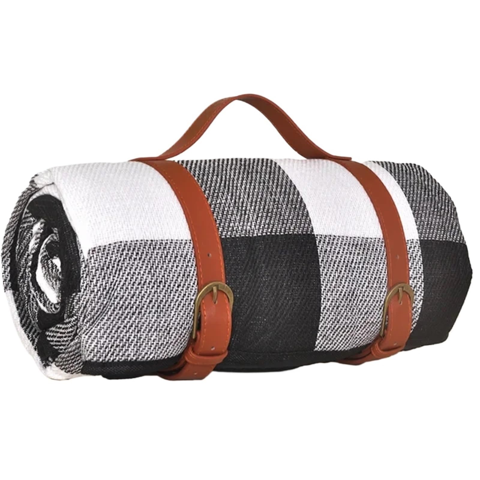 Tappetino da picnic impermeabile e telo da spiaggia da campeggio, rettangolare, a quadri colorati, perfetto per soggiorno e viaggi (200 x 300 cm)