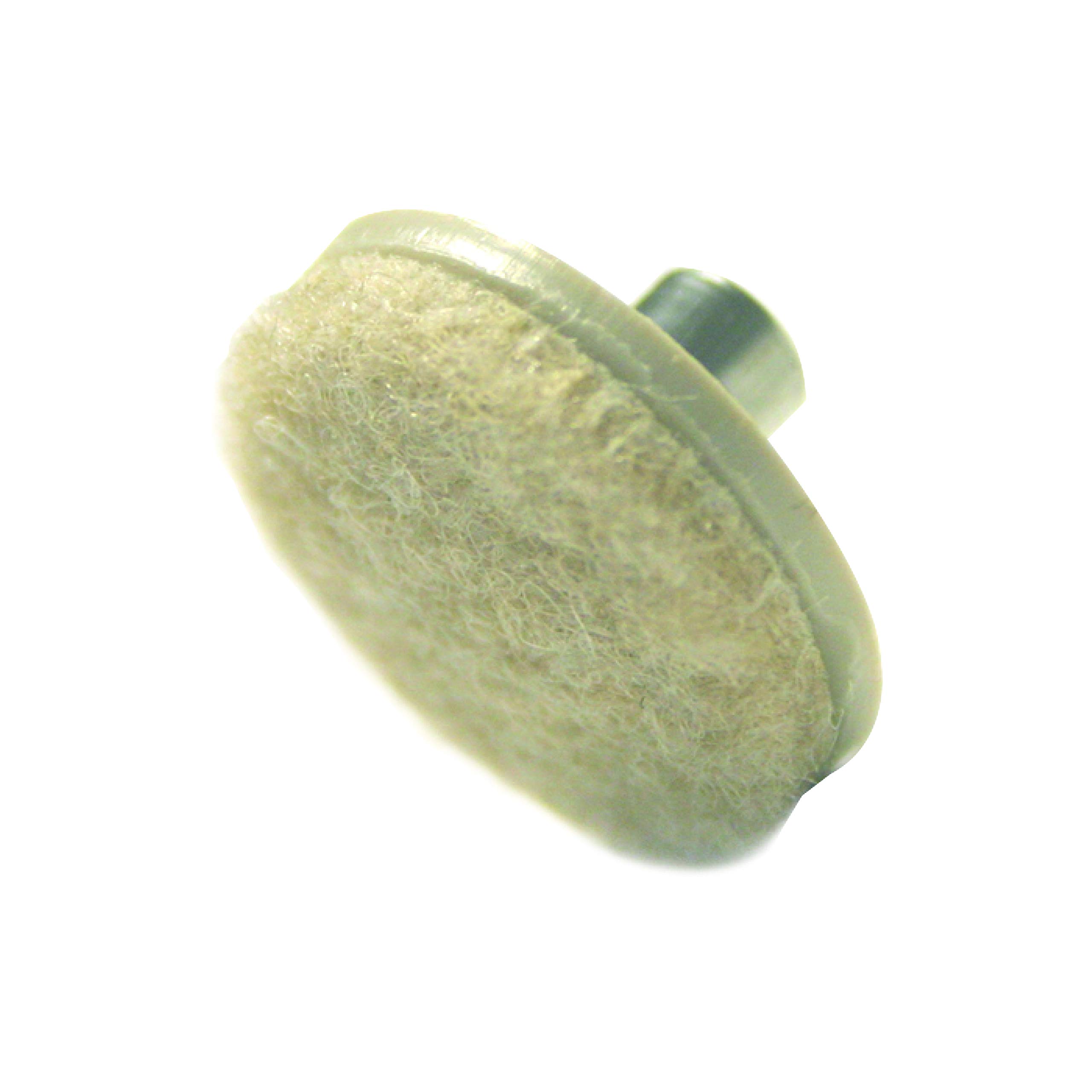 326 almohadillas de fieltro resistentes con parte trasera adhesiva, 7/8 pulgadas, color beige (paquete de 100)