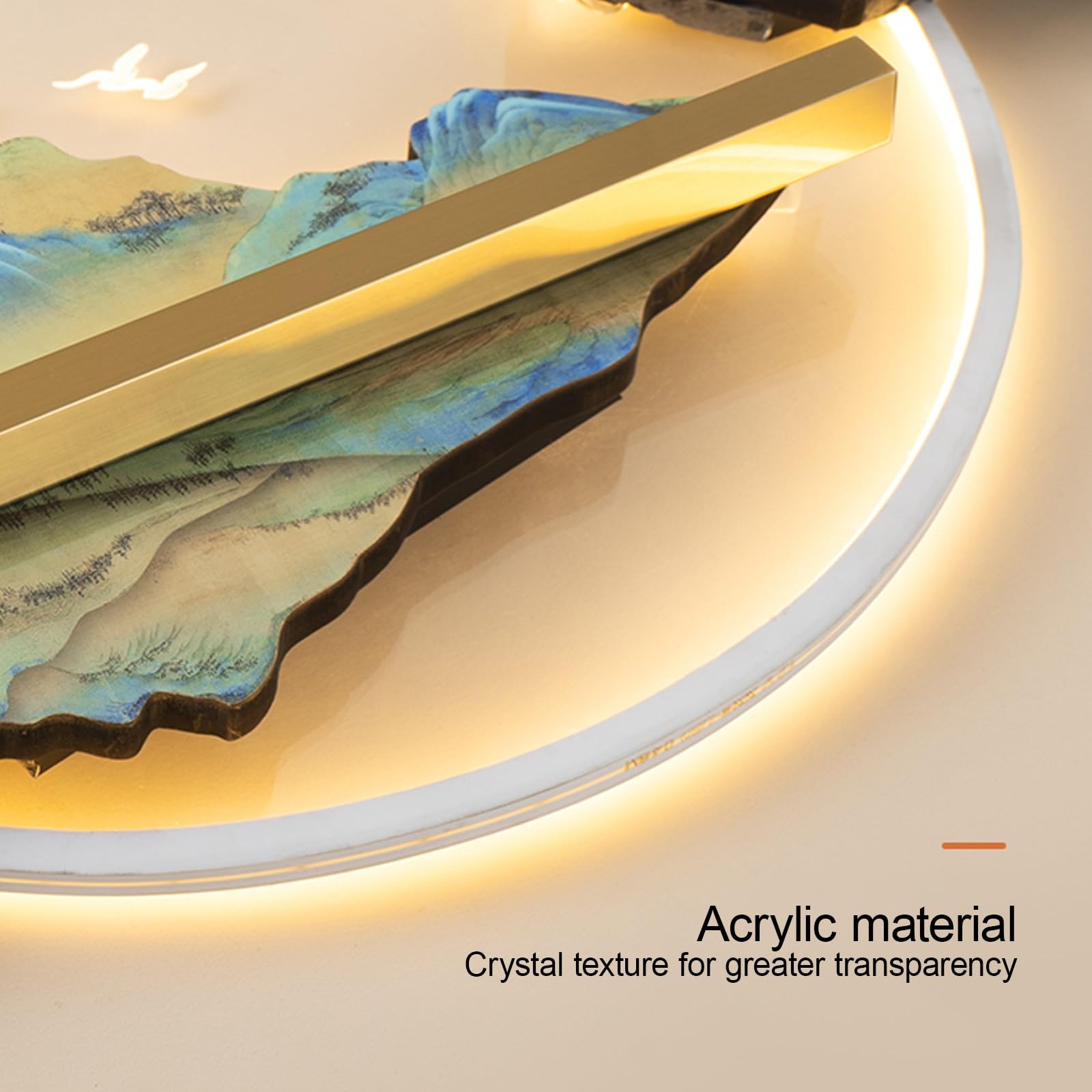WNYAILLL Arte de Pared LED, Pintura Cuadros Decorativos Colgante 3D, Pintura Decorativa Artesanal, Ideal Para Dormitorio, Comedor Y Oficina En Casa, diseño sin Marco(Blue B,60 * 90CM/23.6 * 35.4in)