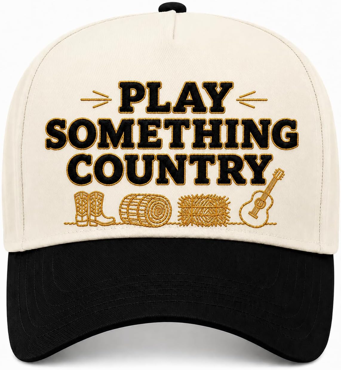Funny Trucker Hats for Women Two Tone Cotton Baseball Cap Adjustable Snapback Novelty Hat
