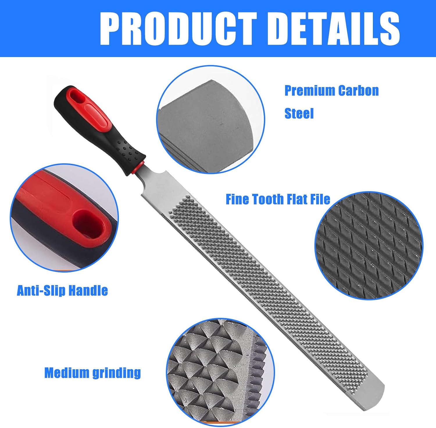 Professional Carbon Steel Farrier Rasps for Effective Hoof Maintenance and Shaping Carbon Steel Foot Tool
