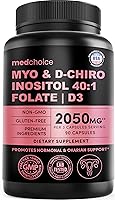 Vista 13 de Suplemento complejo de inositol 14 en 1 para mujer – 40:1 Myo y D-Chiro inositol con folato, vitamina D3, zinc, magnesio y botánicos para apoyo
