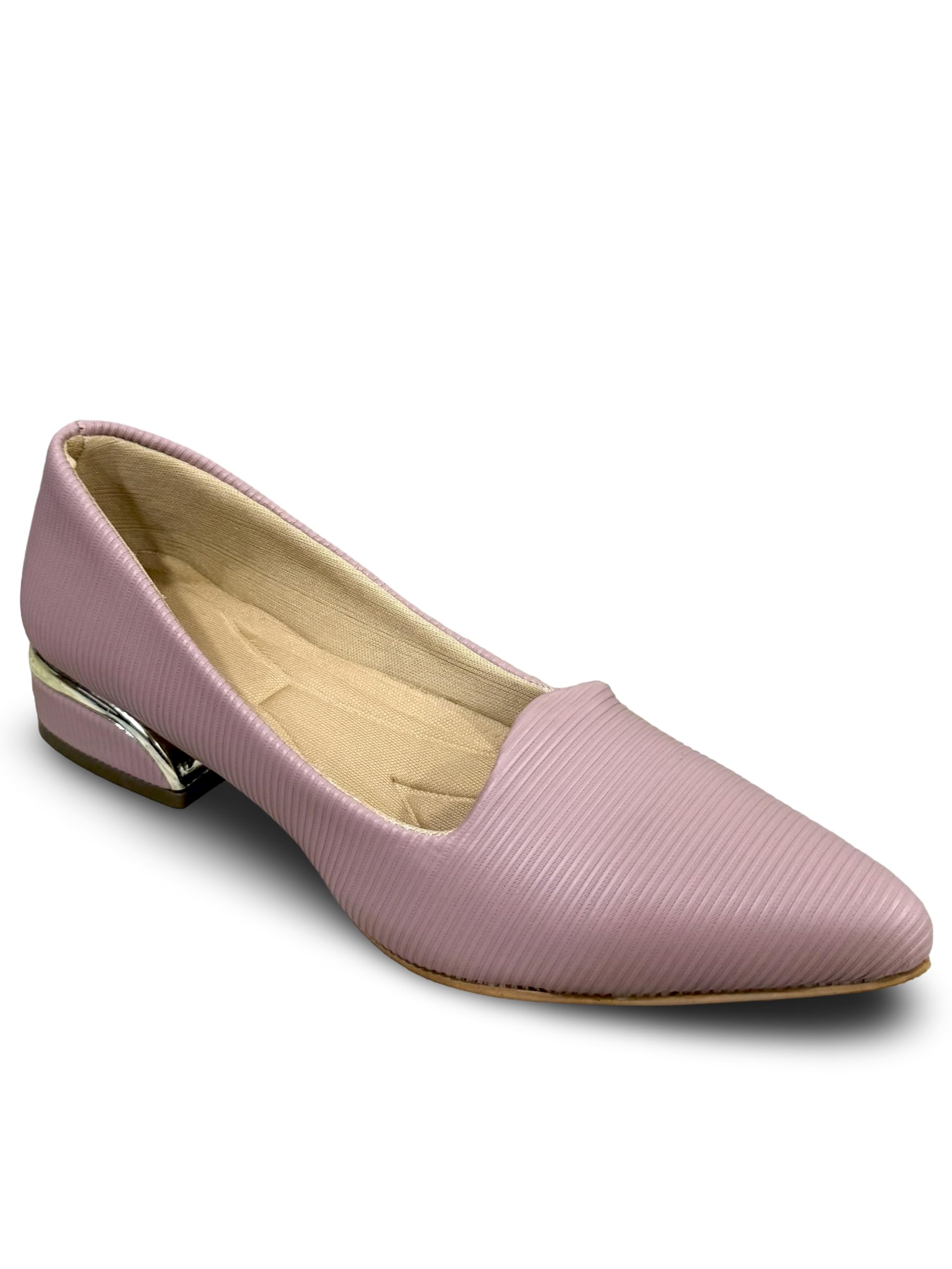 rj footwear Women's Stylish Pointed Toe Block Heel Slip-On Shoes for Office, Party & Casual Wear-picture-56