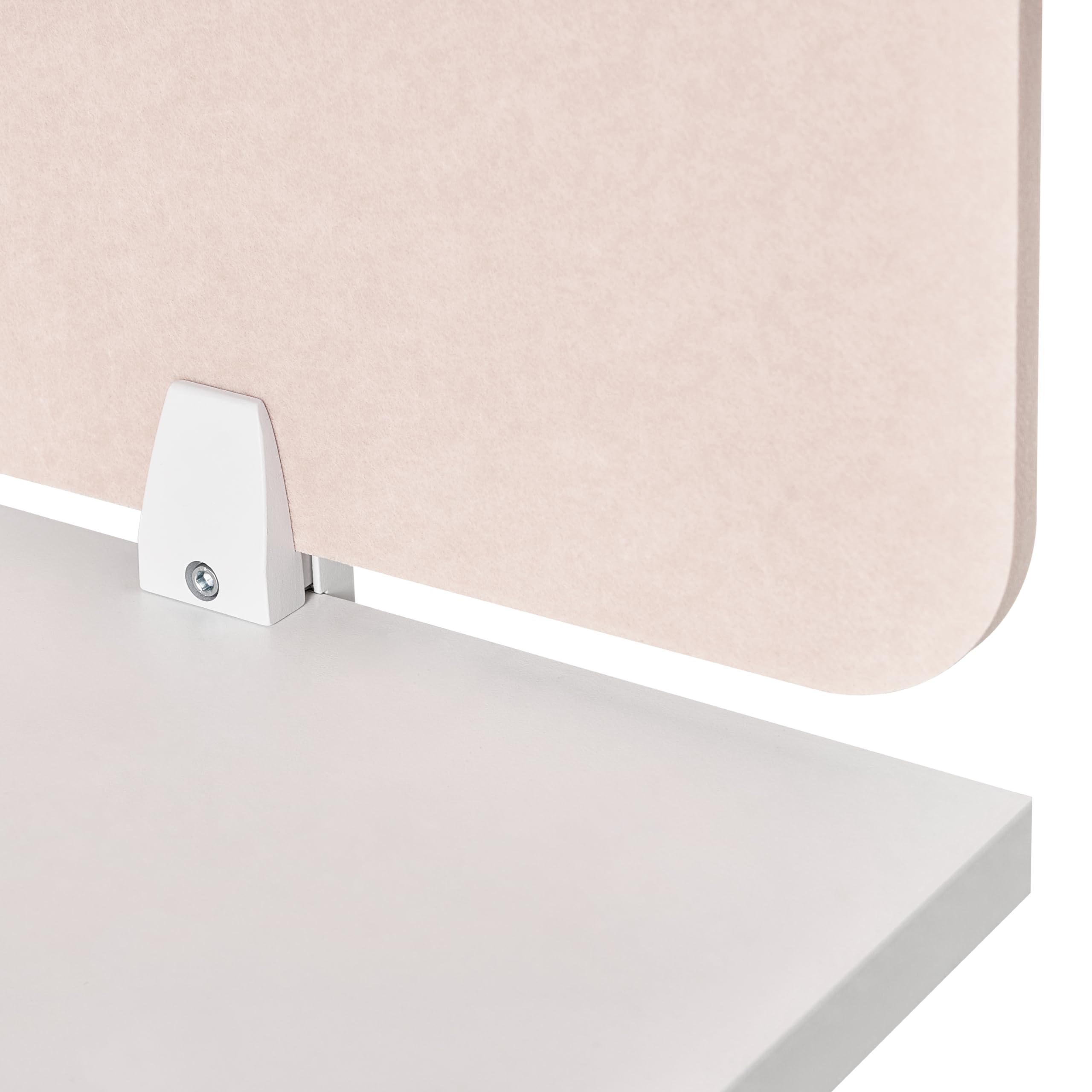 Schreibtisch Trennwand Akustik Polster beige 180 x 50 cm Schallschutz Split