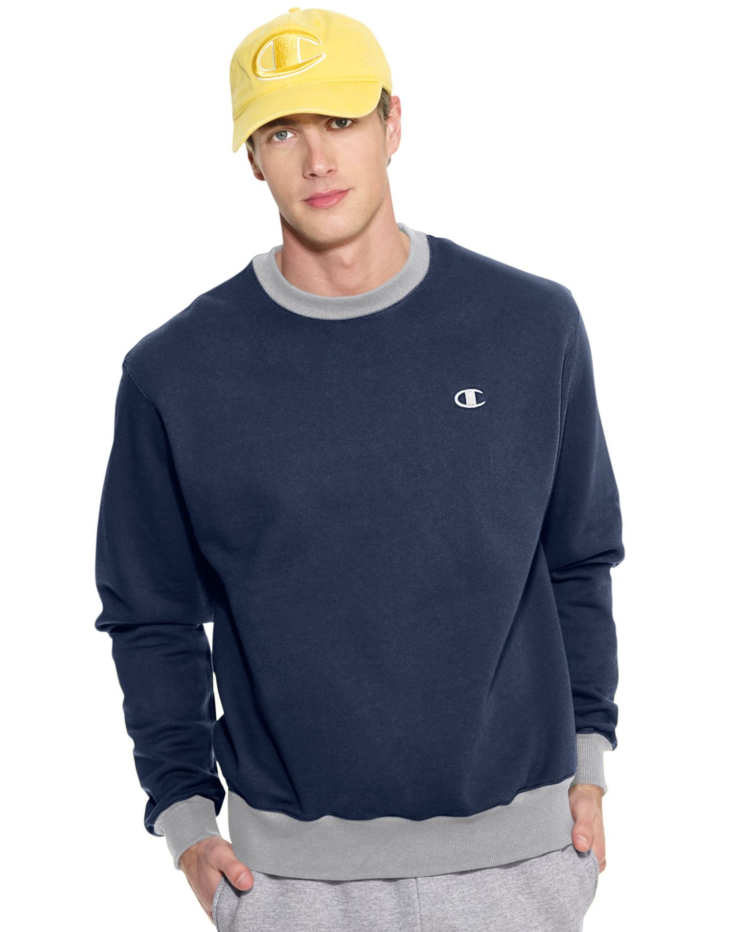 Champion Men's Pullover Eco Fleece Sweatshirt