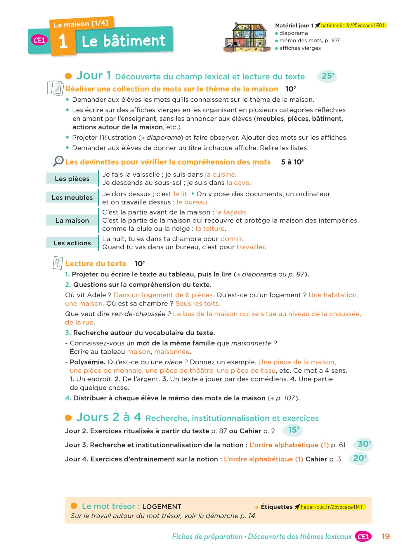 En route pour le vocabulaire ! CE - Ed. 2025 - Fichier de l'enseignant