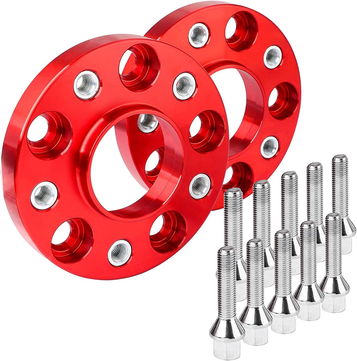 Joints Moyeu Roue Élargis Entretoises De Roue pour Modèles 5 X 112 Mm 20mm avec Boulons M14x1.5 |Nlb: 66,5mm