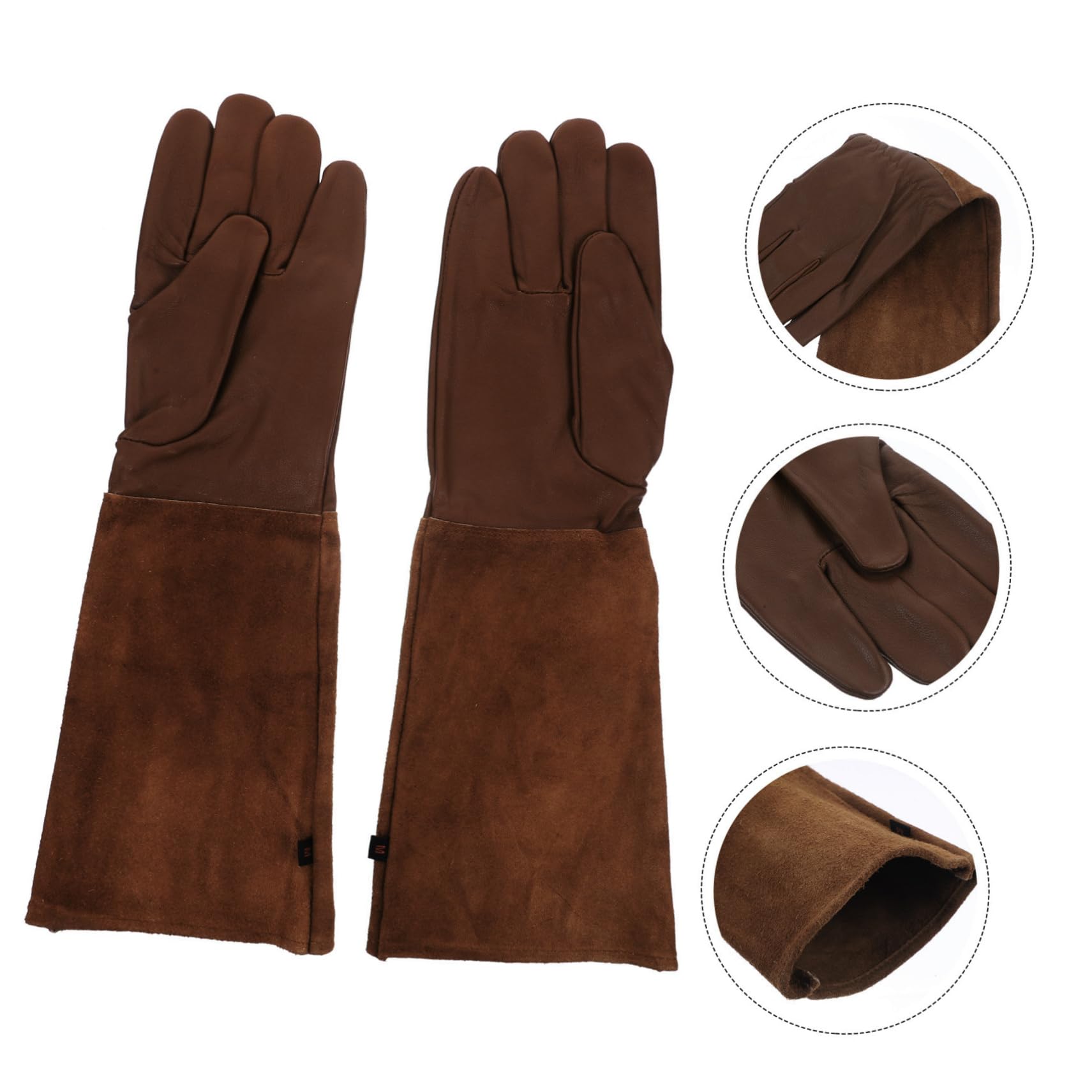 2pares Guantes De Jardinería Largos De Poda Protección Contra Guantes Resistentes Para Jardín Mediana Protección Para y Brazos