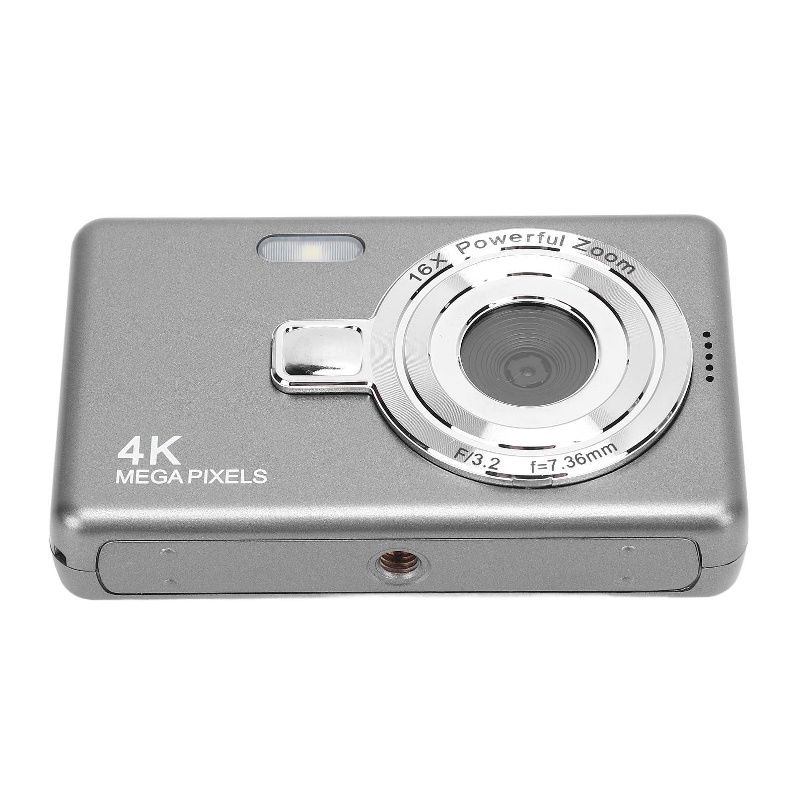 : Fotocamera Digitale 4K, Piccola Fotocamera Compatta da 50 MP con Zoom 16x per Bambini e Principianti, Fotocamera Digitale Inquadra e Scatta da Viaggio (64GB)