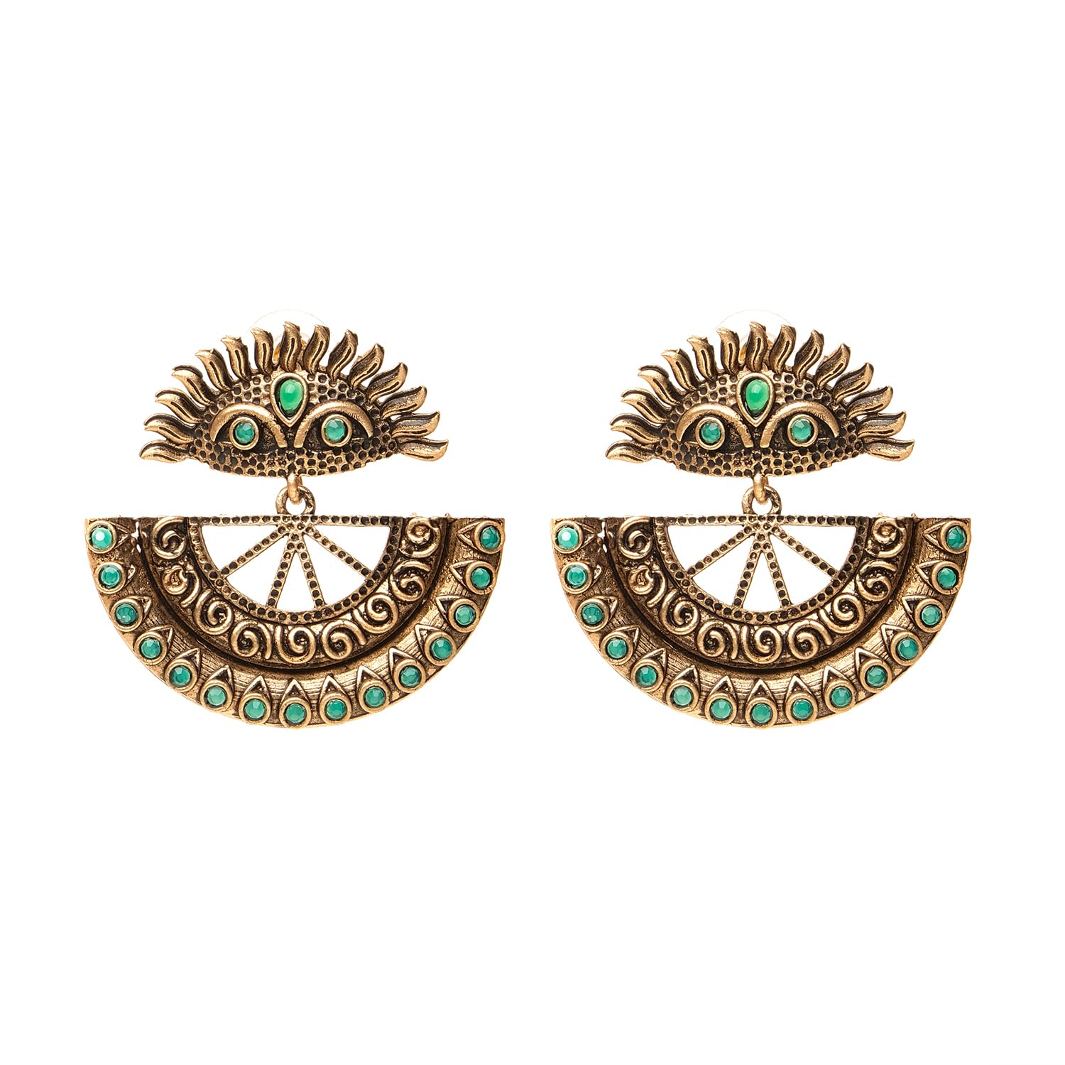 XPNSV Luxury Gold Surya Vintage Earrings,Jewellery Gift Set for Women & Girls | Anti Tarnish, Light Weight, Diwali Special Jewellery for Women, Girls and Her (Green) (B0CL4TC81R) Amazon Price History, Amazon Price Tracker