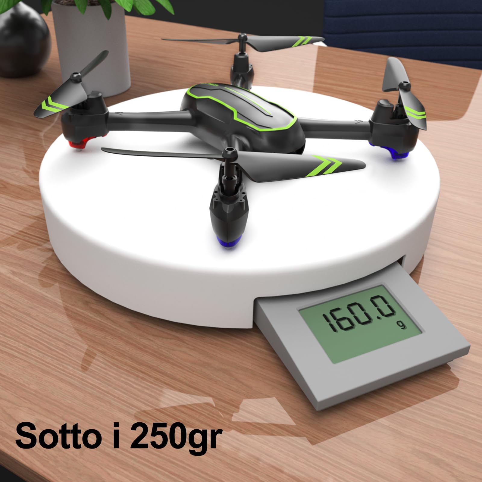 Loolinn | Drone GPS - Drone con Telecamera HD 1080p per Principianti, Quadricotteri RC Droni con GPS Funzione di RTH / 32 Minuti di Volo/Seguimi (Regalo per Ragazzi e Adulti)